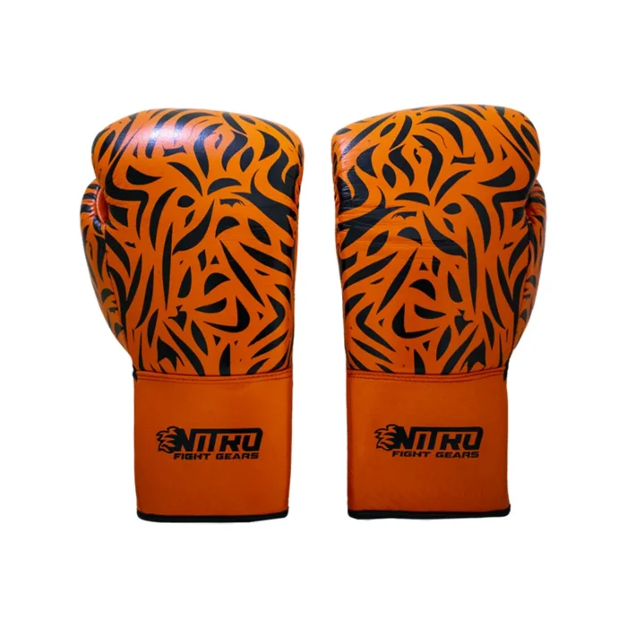 Nitro X Cheetah Leather Boxing Gloves